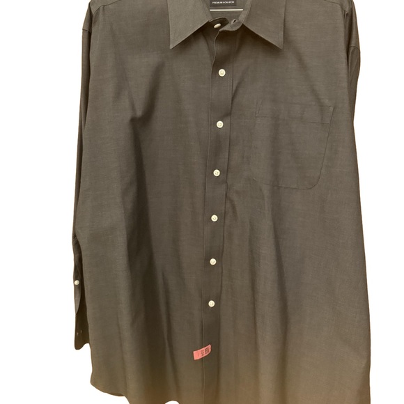 Nautica button-down dress shirt men’s size 17.5 34/35 - Picture 4 of 7